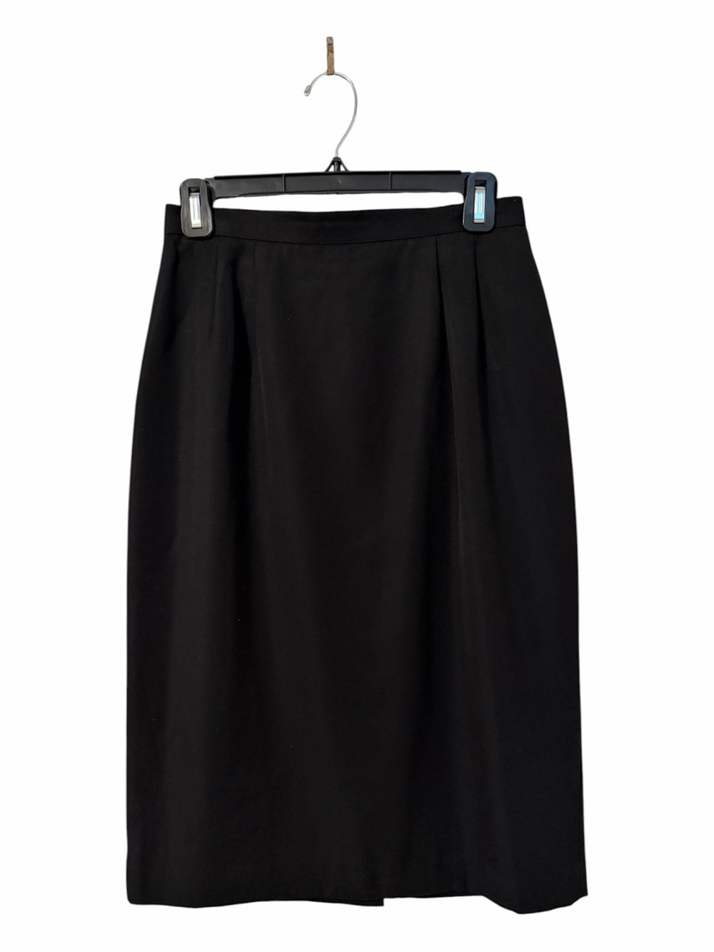 Classic Black Women's Pencil Skirt Lined